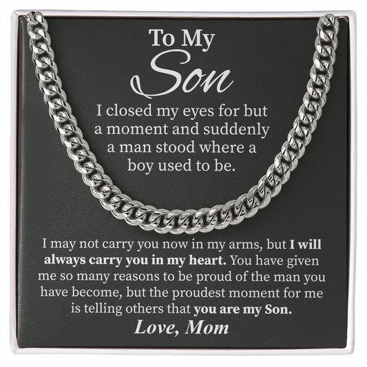 To My Son | Love you Always my boy Love Mom
