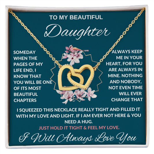 To My Beautiful Daughter | Gold Hearts | Always Love You