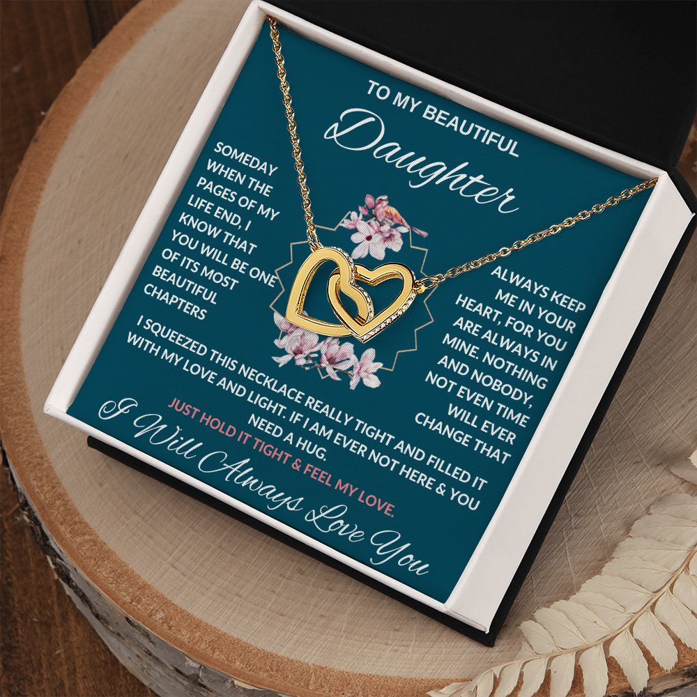 To My Beautiful Daughter | Gold Hearts | Always Love You