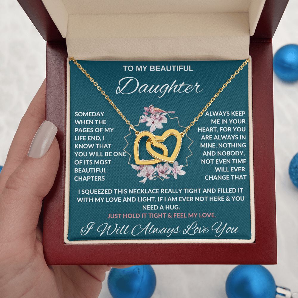To My Beautiful Daughter | Gold Hearts | Always Love You