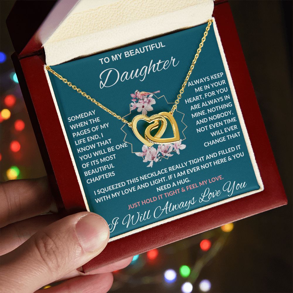 To My Beautiful Daughter | Gold Hearts | Always Love You