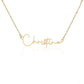 Signature Name Necklace Gift for Her birthday, personalized name necklace
