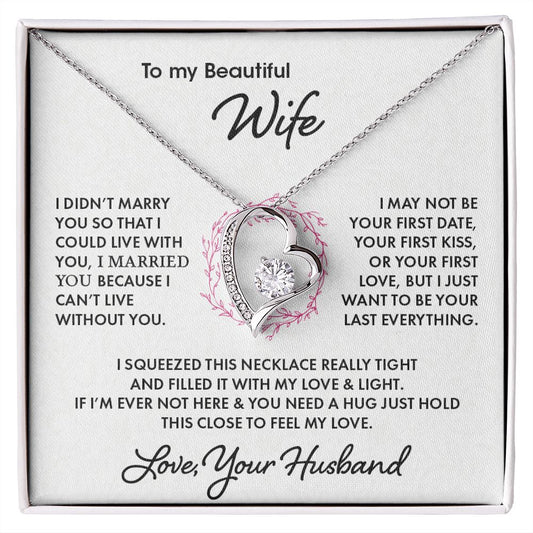 To My Wife - Forever Love Necklace