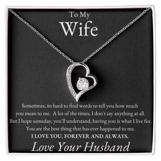 To My Wife | Love Knot Necklace
