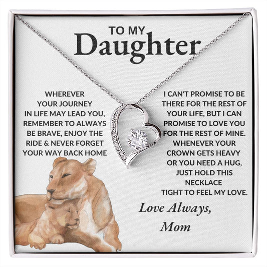 TO MY DAUGHTER | LIONESS & CUB | LOVE ALWAYS MOM