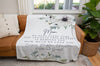 To Mom | Personalized Floral Blanket up to 12 names!