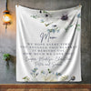 To Mom | Personalized Floral Blanket up to 12 names!