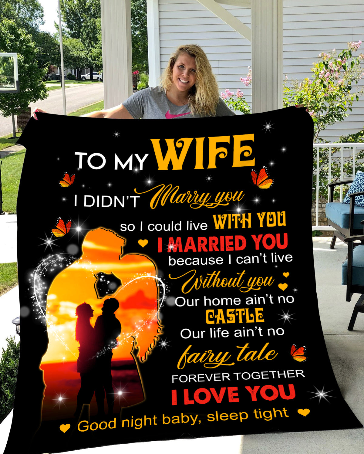 To My Wife | Forever Together I Love You Always BLANKET - LIMITED EDITION